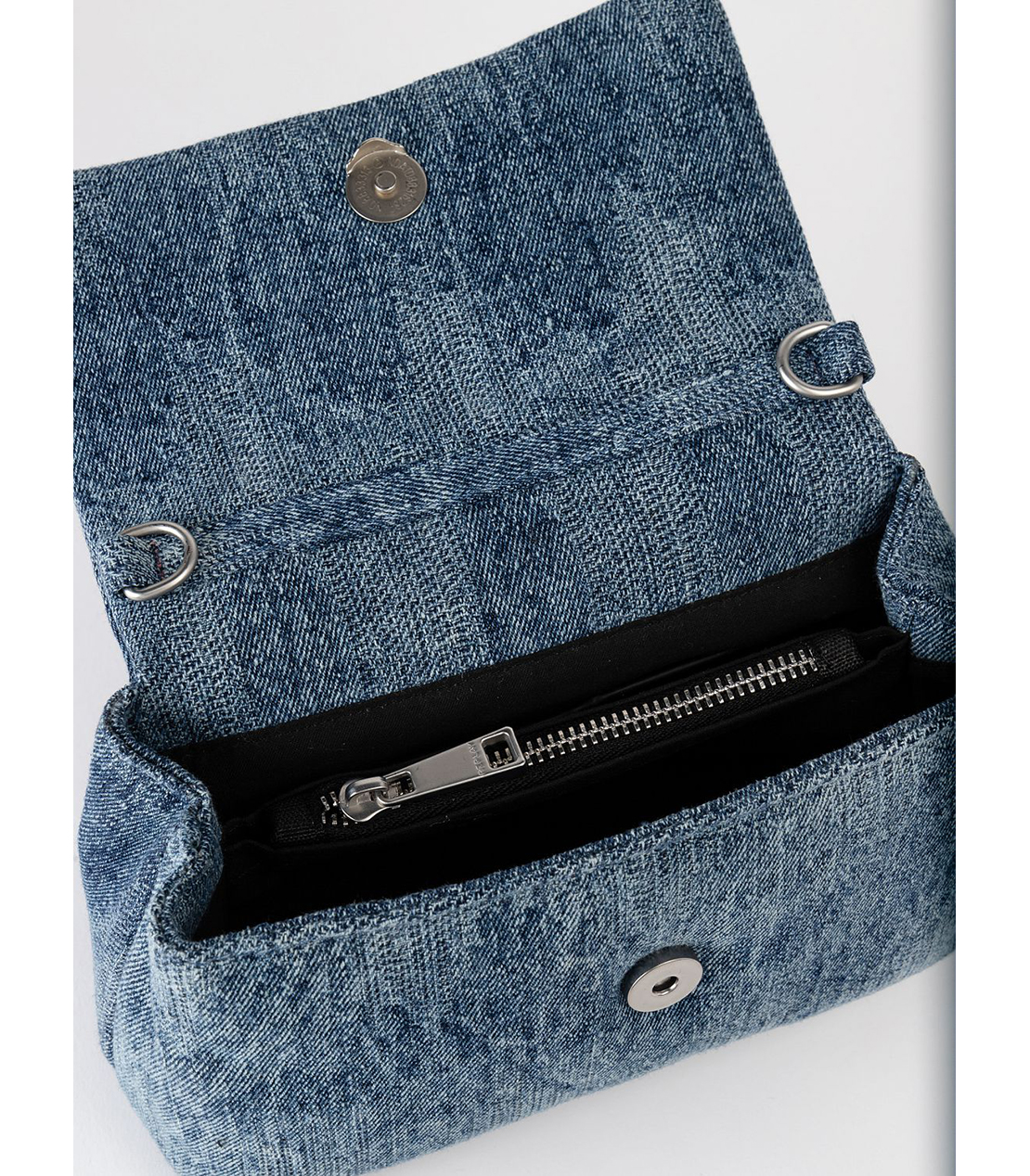 ウオッシュデニムミニバッグ 詳細画像 ライトブルー 7